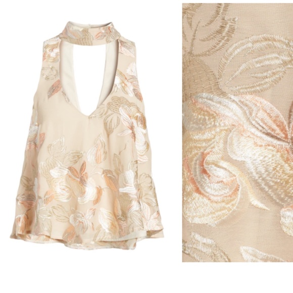 NWT Show Me Your MuMu Floral Embroidered Joy Top - Picture 2 of 15